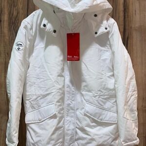 NWT Womens‎ Camel Trendy City Ski Coat, Removable Hood, Medium